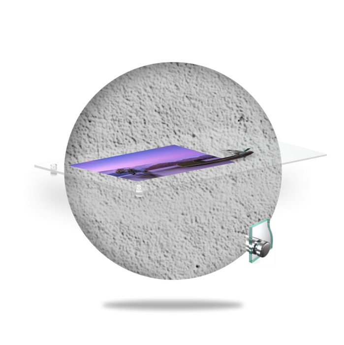 Arte para placa de vidro