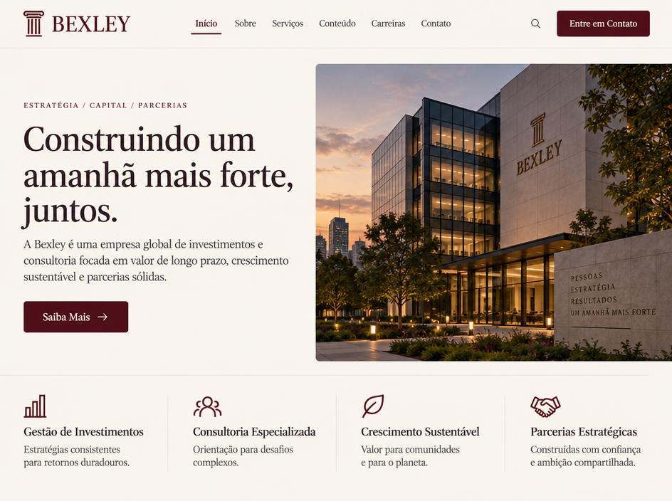 Modelo de Site Institucional