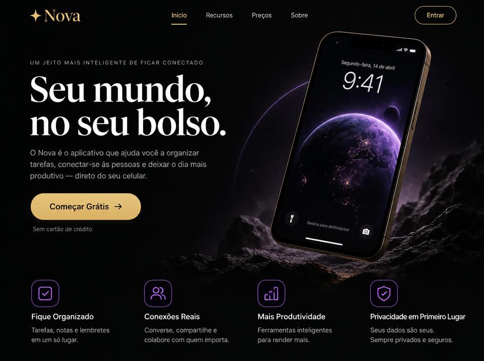 Modelo de Landing Page